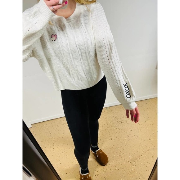 Nordstrom BP. Ivory Heart Sweater - Picture 4 of 11